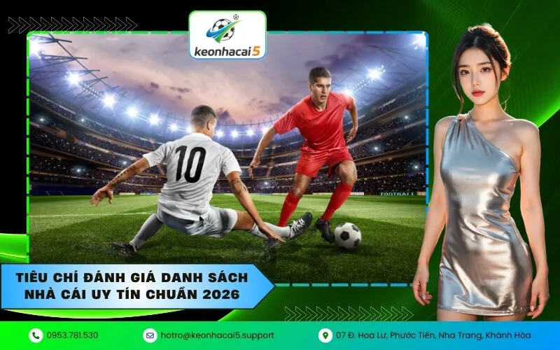 Tiêu chí đánh giá danh sách nhà cái uy tín chuẩn 2026